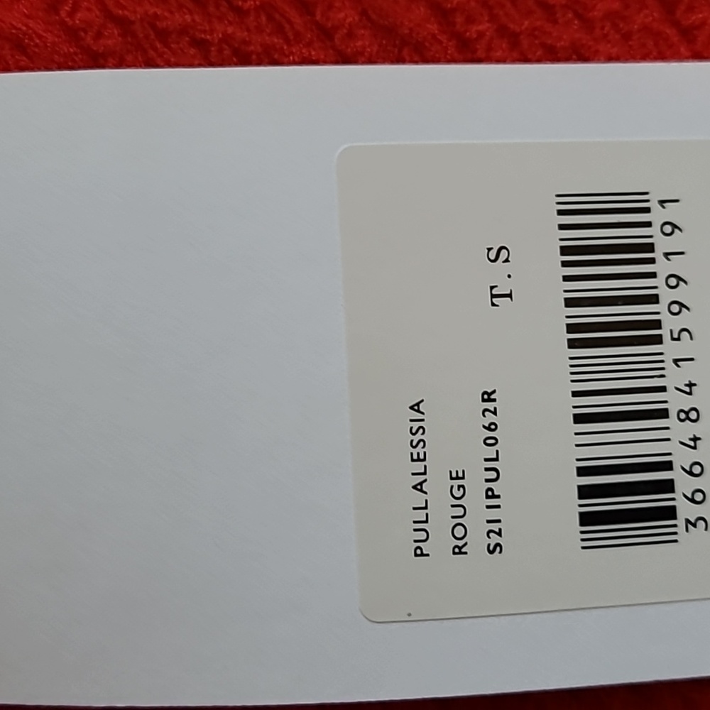 Nwt! Sezane Alessia knit red - Picture 7 of 9